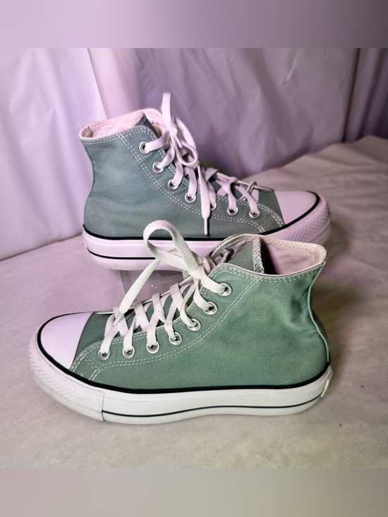 Converse Shoes - Converse High Top Sneakers Mint Green and White